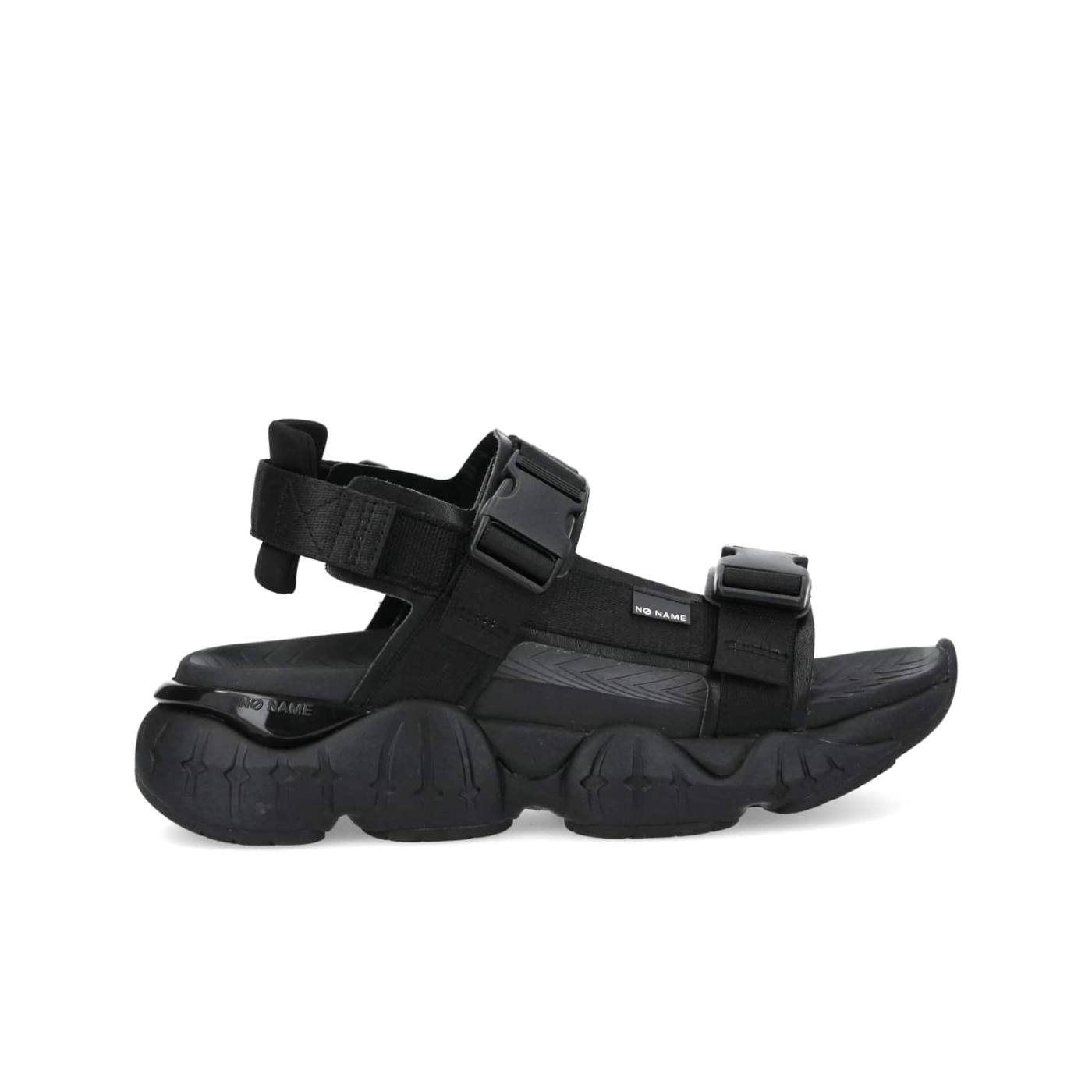 KRAZEE SANDALE W - NAPPA/NYLON STR - BLACK/BLACK